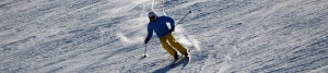 Skieur au Grand Bornand